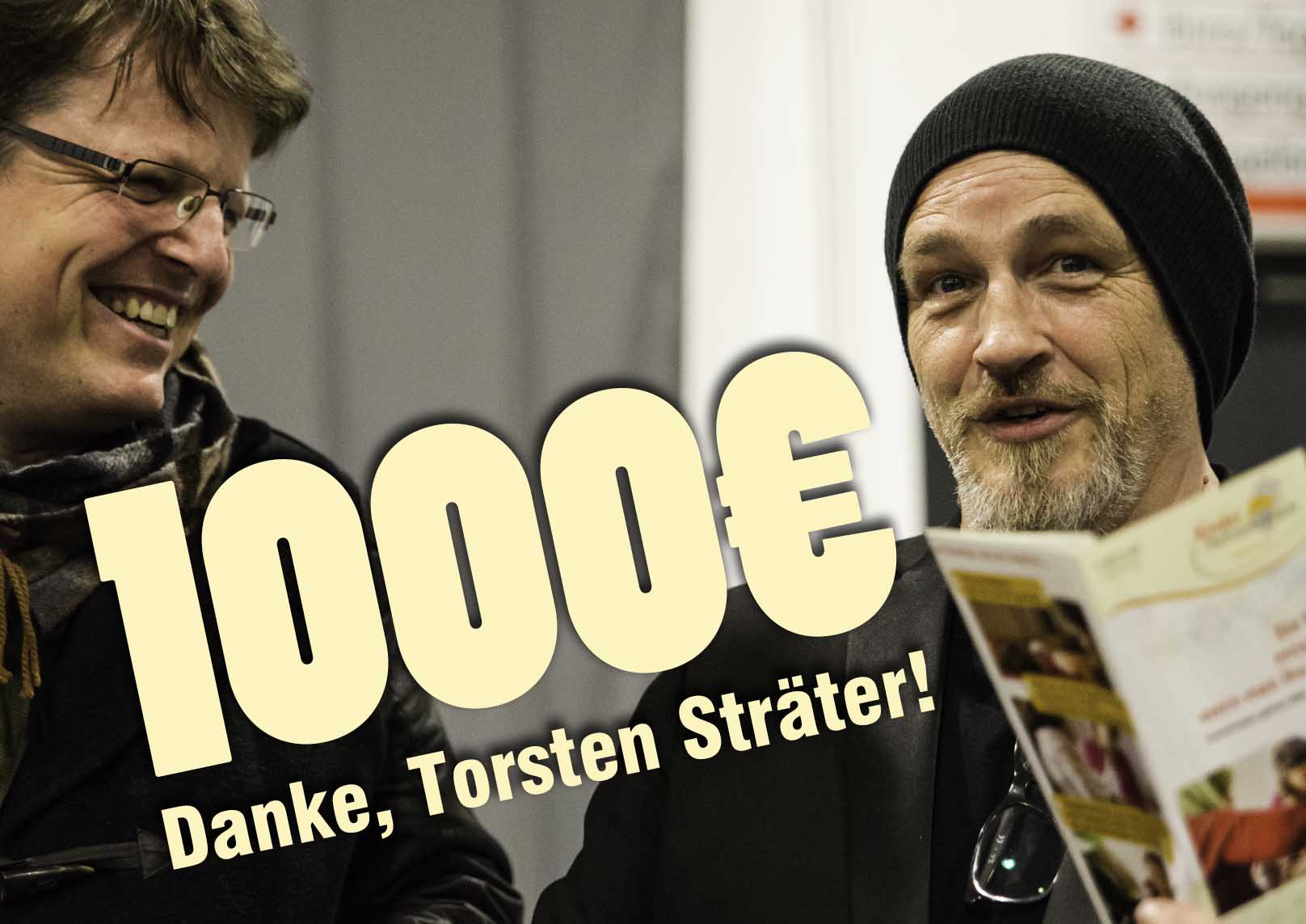 Spende Comedian Torsten Straeter